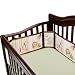 Breathablebaby Breathable Mesh Crib Bumper, Safari Fun