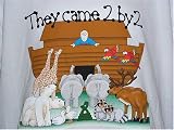 Noah's Ark T-shirt / They came 2 by 2 XL