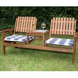 Jack & Jill Garden Bench With Wooden Trolley