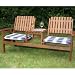 Jack & Jill Garden Bench With Wooden Trolley