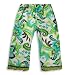 Rubbies - Girls Paisley Print Capri, White, Green, Aqua