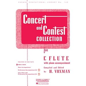 Concert and Contest Collection for C Flute: Solo Part (Rubank Educational Library)
