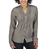 Converse® One Star® Long Sleeve Doubleweave Top - Grey