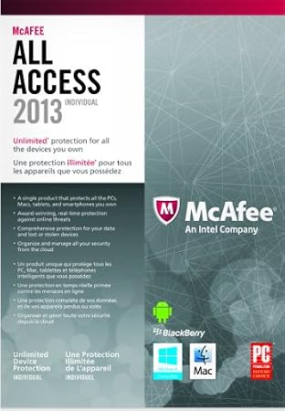 McAfee All Access For Individual - 2013 (bilingual software)