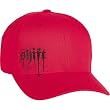 Shift Racing Goth Men's Flexfit Sportswear Hat/Cap w/ Free B&F Heart Sticker Bundle - Red