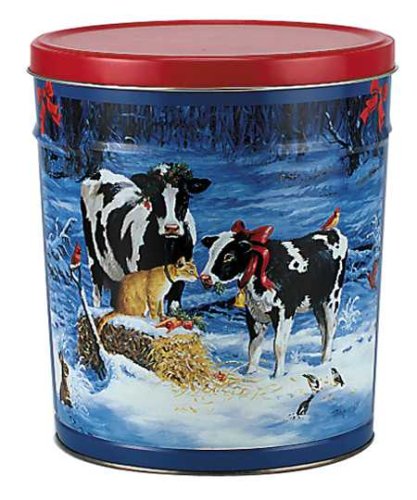 3.5 Gallon Buttery Cheddar Cheese Popcorn Tin - Country Life by Catoctin Kettle Korn