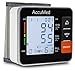 AccuMed ABP801 Portable Wrist Blood Pressure Monitor with One-Touch Intelligent Automatic Measurement (Black) - 4-in-1 Functionality for Systolic / Diastolic BP, Heart Rate (BPM), Hypertension Guide (WHO Classification Indicator), & Arrhythmia Alerts - Includes Voiced Audio / Silent Mode, High-Contrast LCD Display, Built-in Storage Memory, Clamshell Carrying Case, USA Warranty, and More *FDA Approved with Clinically Proven, Professional Accuracy for Home Medical Use