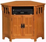 Craftsman Corner Tv Stand With Doors