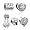 Pugster 5 Love Bead Charm Bundle Set 22k Gold Plated Family Grandma Mother Daughter Puppy Dog