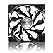 Xigmatek 120mm Black Blade White LED Copper Bushing Axis Cooling Fan XAF-F1254