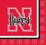 Nebraska Huskers Paper Lunch Napkin