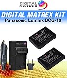 Lumix POWER KIT DMW-BCG10 (Includes 2-1200mAh batteries and pocket 
charger) for the Panasonic DMC-ZS1, DMC-TZ7S, DMC-TZ7T, DMC-ZS3, 
DMC-ZS1K, DMC-ZS1S, DMC-ZS3, DMC-ZS3A, DMC-ZS3K, DMC-ZS3R, DMC-ZS3S, 
DMC-ZS3T, DMW BCG10E, DMW BCG10PP.