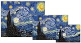 Magic Slice Non-Slip Flexible Gourmet/Bar/Party Size Cutting Boards, Starry Night by Van Gough
