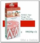 pasta di zucchero modecor 500 gr (rosso)