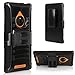 Nokia 830 Case, Nokia 830 Holster Case, E LV Nokia Lumia 830 Holster Case Cover - Dual Layer Armor Defender Protective Case Cover with Belt Swivel Clip for Nokia Lumia 830 with 1 Stylus