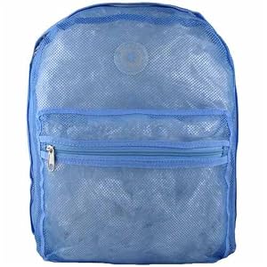 K-Cliff Mesh Backpack for School Student/ Clear Backpack/ School Backpack