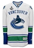 Vancouver Canucks Reebok Premier Road NHL Hockey Jersey w/ 2011 Stanley Cup Patch