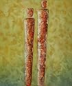 Abraham's Two visitors Oil Painting on Canvas Hand Made Replica Finest Quality 20in X 24in