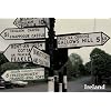 SIGNPOST BUNRATTY CASTLE FOLK PARK GALLOWS HILL IRISH IRELAND TRAVEL TOURISM VISIT POSTER REPRO