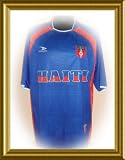 ONE SIZE FITS ALL HAITI SOCCER JERSEY LIKE USA LARGE