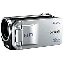 Sanyo VPC-TH1 HD Compact Flash Memory Camcorder w/ 30x Optical Zoom (Silver)