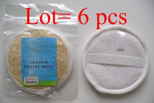 Loofah / Terry Facial Face Complexion Buff Exfoliating Pad (Multi pack) (Free Shipping) (6 pack)