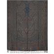 Wool Throw Blanket Asian Jacquard Pattern India 55 inches x 106 inches