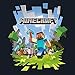 Minecraft Adventure with Logo Boys 8-20 Long Sleeve T-Shirt