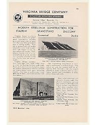 1948 University New Mexico Stadium Virginia Bridge Print Ad (45543)