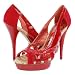 Rivera Cutout High Heel Pumps RED