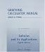 Graphing Calculator Manual for Calculus and Its Applications