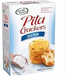 Sensible Portions Pita Crackers, Sea Salt, 5 Ounce (Pack of 12)