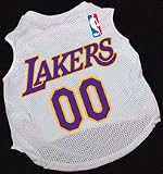 Los Angeles Lakers Basketball Pet Jersey (Medium)