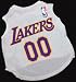 Los Angeles Lakers Basketball Pet Jersey (Small)