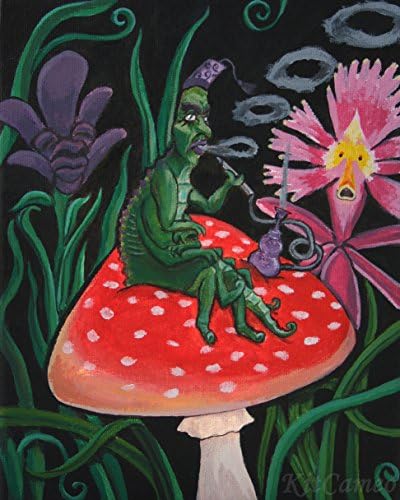 Smoke Rings, an 8" x 10" Caterpillar Art Print