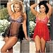 

Now is PLUS Sizes! Oh So Feminine Floral Two Tone Stretch Lace Babydoll
