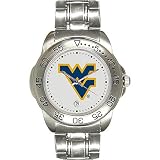 West Virginia Mountaineers Gameday Sport Men's Watch with a Metal Band