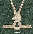 U.S. Military Academy New "A" Hockey Stks Charm/Pendant