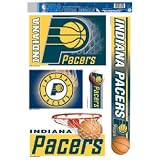 Indiana Pacers Official Logo 11"x17" Ultra Decal Window Cling Set