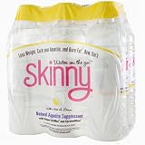 Skinny Water, Lemon, 0.5-Liter Bottles (Pack of 24)