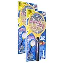 BugKwikZap TM (Trademarked) Bug Zapper Electric Fly Swatter / Model - Hammer / Standard Quality / Stunning 3000 Volts! / 3 AA Batteries / LED Light / 2PK