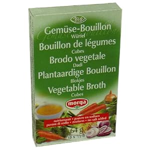 【クリックで詳細表示】モルガ バイオベジタブルブイヨンキューブ(塩分無添加) 64g