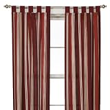 Casual Home Stripe Window Collection - Red