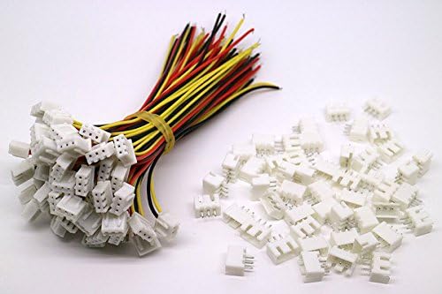 Targethobby 10 SETS JST XH 2.5-3 Pin Battery Connector Plug Female &amp; Male with 200MM Wire