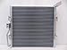 A/C AC Condenser Compatible With Honda Fits 94-95 Civic Sol del 1.5L 1.6L