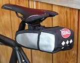 IDEALE HITEC saddle bag bicycle bag tearproof waterproof black/silver