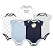 Luvable Friends Boy's 5 Pack Bodysuits, Baseball, 6-9 Months