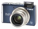 Canon PowerShot SX200 Digital Camera - Blue (12.1 MP, 12x Optical Zoom 3.0-inch LCD)