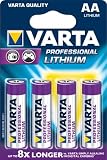Varta Batterie Lithium Mignon AA 4 st&uuml;ck