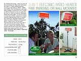 Gardeco 3 in 1 Electric Patio Heater